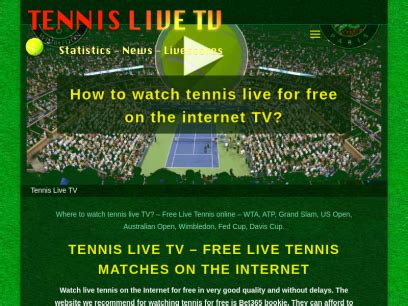 livescorehunter tennis live streaming